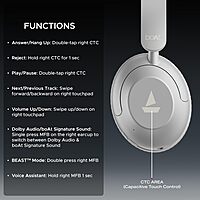 boAt Rockerz 650 Pro (Silver Frost) - New Arrival