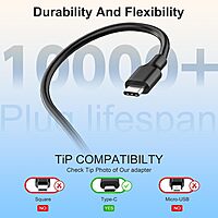 Lenovo 65W USB-C Laptop Charger for ThinkPad X1 Carbon T14 T15 E14 Yoga