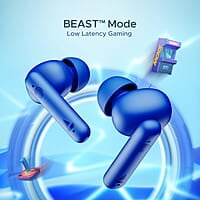 boAt Airdopes 141 Bluetooth Truly Wireless in Ear Ear Buds w/ 45H Playtime,Low Latency Mode for Gaming, ENx Tech, IWP, IPX4 Water Resistance, Smooth Touch Controls