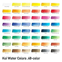 SAKURA KOI WATERCOLOR PAN 48 COLOR SET SAKURA KOI WATERCOLOR PAN 48 COLOR SET
