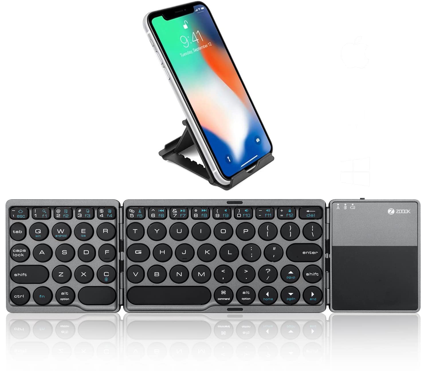 ZOOOK Travel Pad Bluetooth Keyboard