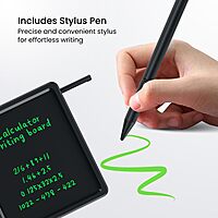 Portronics RuffPad CALC 2 LCD Writing Tablet (POR 2371) – 14.4cm Re-Writable Pad with Calculator
