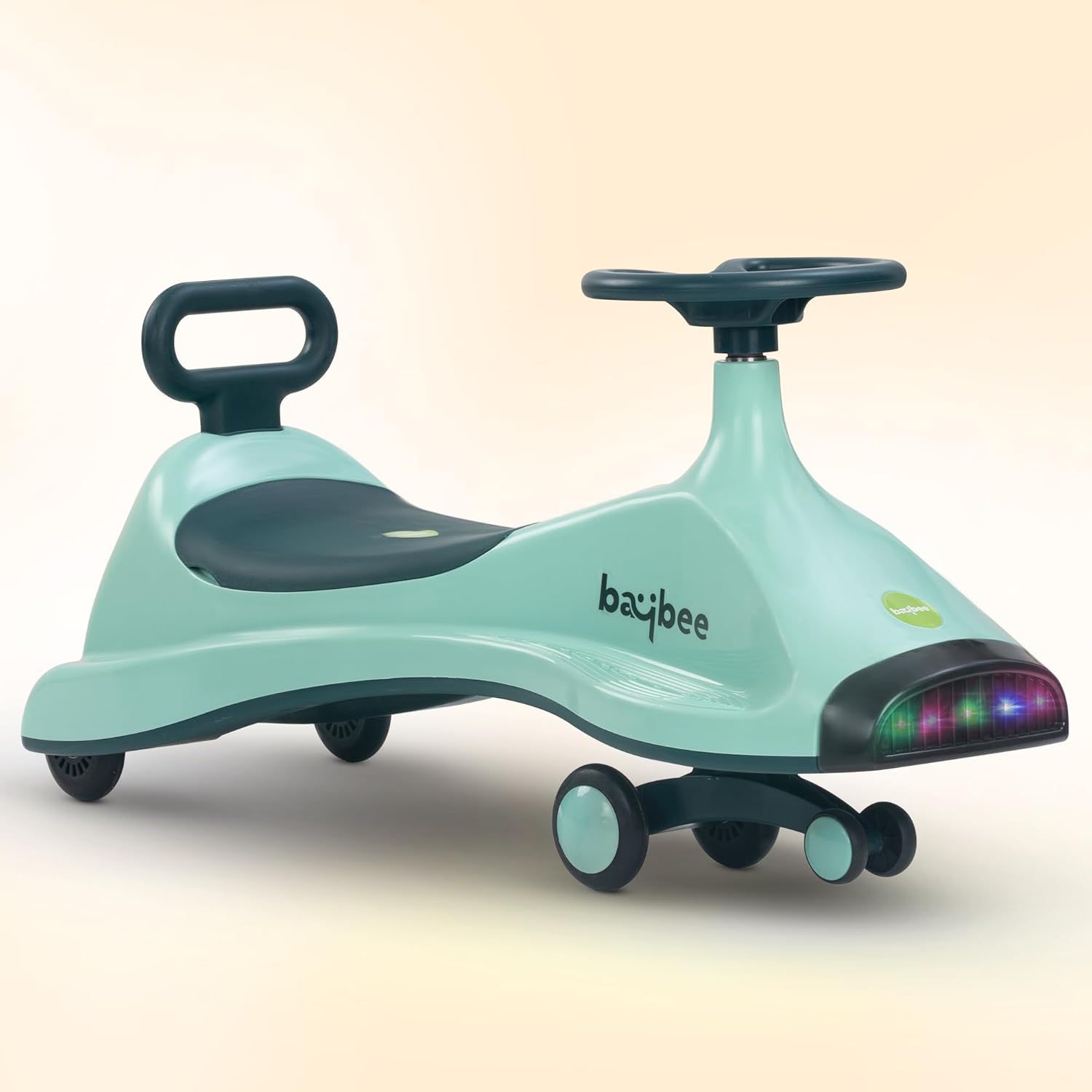 Baybee Primo Kids Magic Swing Cars for Kids-Green