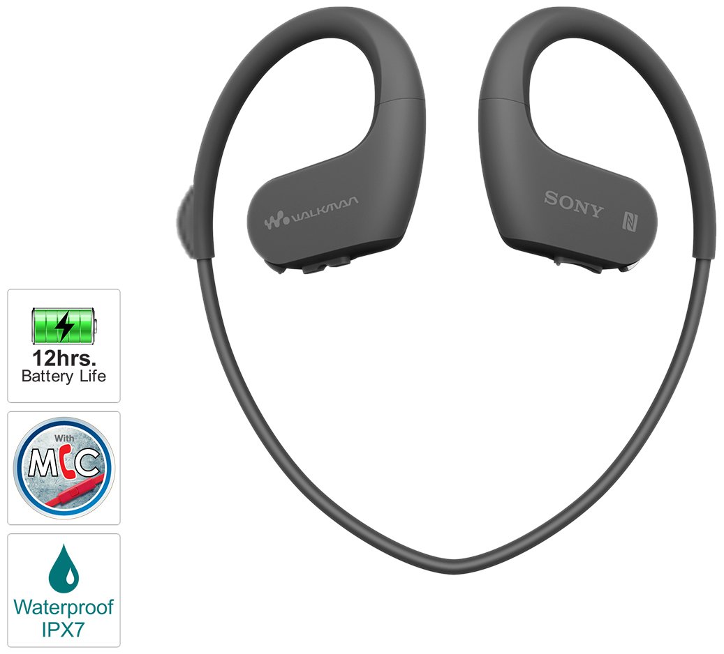 Sony Walkman NW-WS623 Wireless MP3 Player – 4GB Storage | Bluetooth & NFC | Sweat & Water Resistant