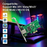 uPort PCIe Gigabit LAN Card – 1X Port Adapter offers high-speed network connectivity with a single PCIe slot. Ideal for upgrading your desktop or server for enhanced internet performance.