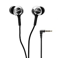 Sony MDR-EX255AP In-Ear Wired with Mic – Tangle-Free Cable|Clear Stereo Sound |3.5mm Audio