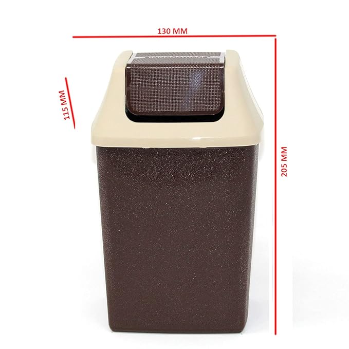 Signora ware Table Top  Dustbin 1.6 Liter