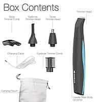 Havells Multi Grooming Kit Gs6532, 5-In-1 With Protective Combs, Rechargeable - All-In-One Trimmer Comes Wth Pouch, Corded Electric