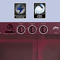 Godrej 8 Kg 5 Star Active Soak Technology Semi-Automatic Top Load Washing Machine