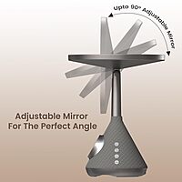 Portronics MOVO 3-in-1 Wireless Charger with 5W Bluetooth | 15W Wireless Charging| Black