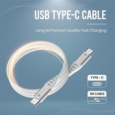 Portronics Adapto 70 33W Fast Charger Adapter with Dual Output (USB + Type C) Supports PPS Charging Via Type C Port, 27W Dash, Warp 27W, Dart, Super Dart 27W(White) Portronics Adapto 70 33W Fast Charger Adapter with Dual Output (USB + Type C) Supports PPS Charging Via Type C Port, 27W Dash, Warp 27W, Dart, Super Dart 27W(White)