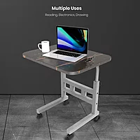 Portronics Buddy D – Laptop Table (Black, Wooden) combines style and functionality, offering comfort and durability for your workspace needs.