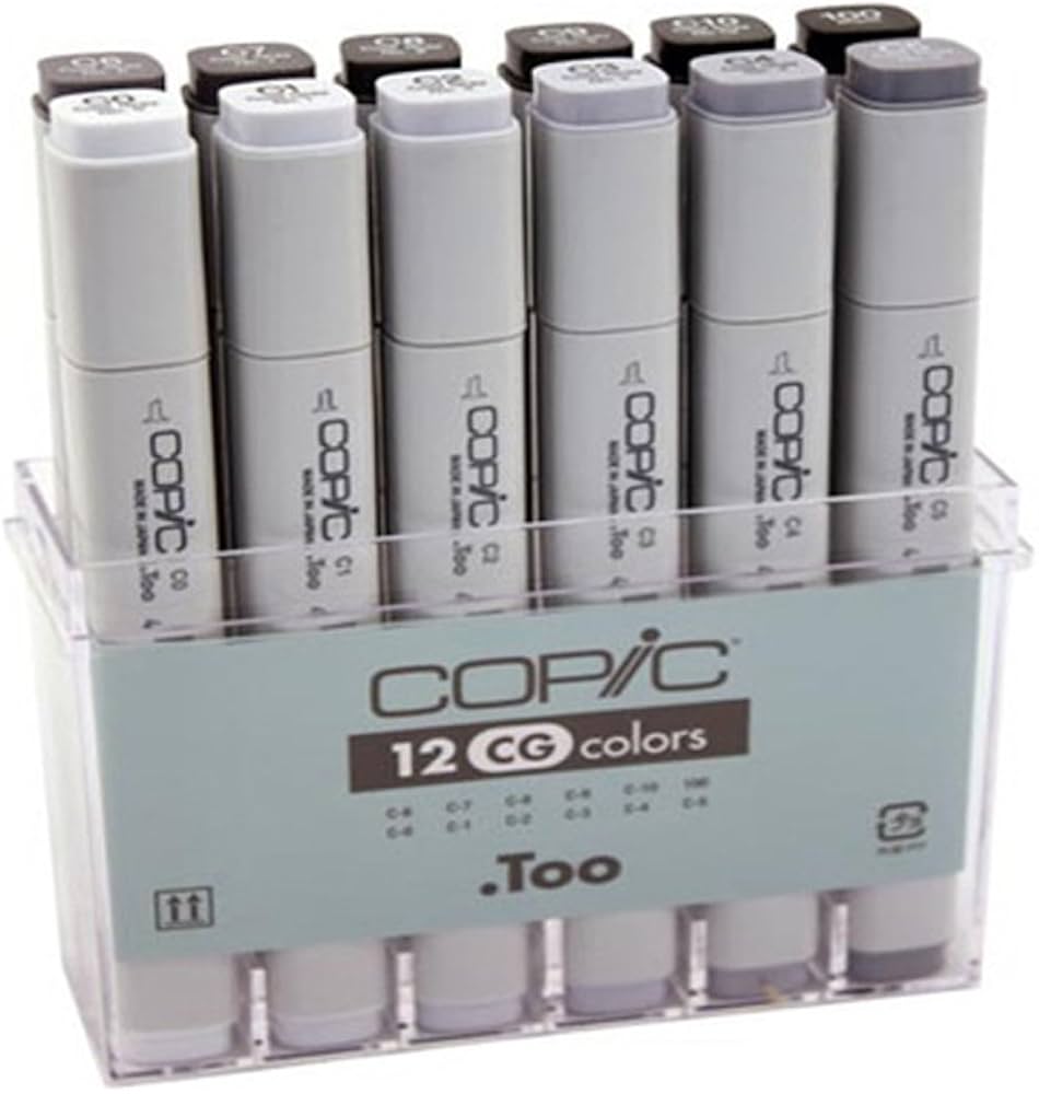 COPIC CLASSIC MARKER 12 COL SET