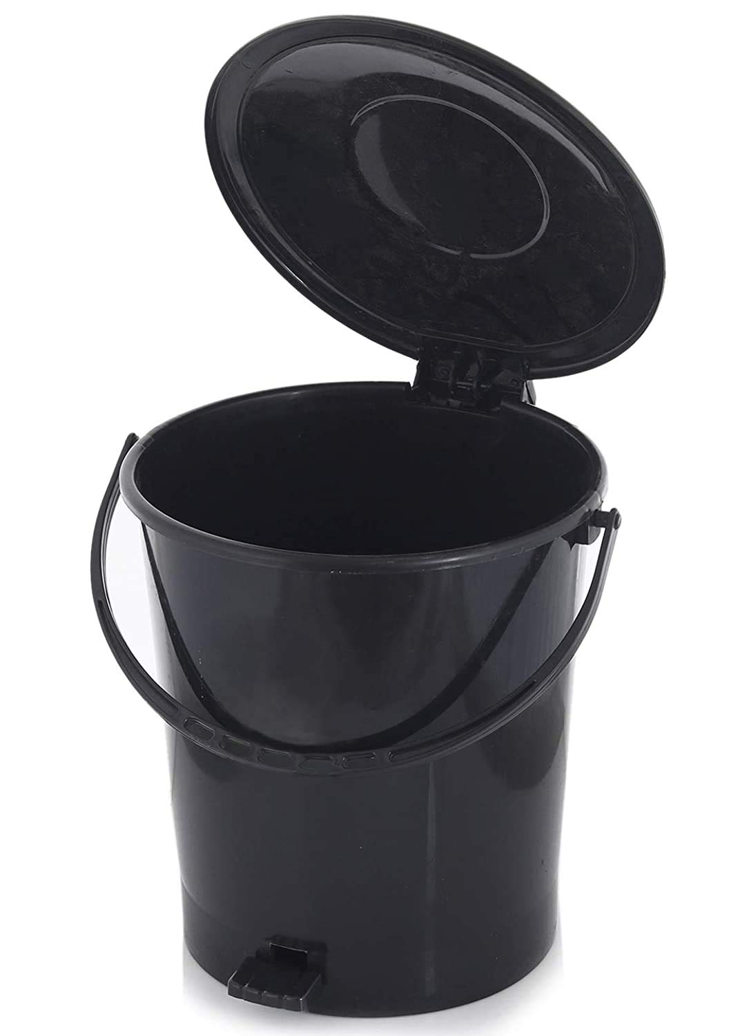 Multicolour Plastic Dustbin Garbage Bin with 10 Liters Pedal