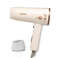 AGARO HD 1217 Hair Dryer, 2 Speed 3 Temperature Settings, Cool Shot, Foldable handle, 1800Watts