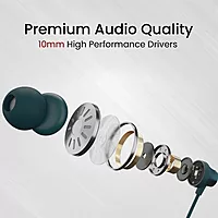 Portronics Conch Beat C Grey Earphones | Type-C, High-Quality Sound & Comfortable Design for Music Lovers