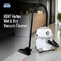 KENT Vortex Wet & Dry Vacuum Cleaner  Blower Function 600W Power & 15L Capacity High Suction
