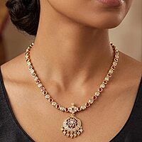 Gold Plated Necklace for Women and Girls
