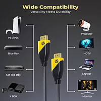 Lapcare HDMI 2.0 Cable – High-Speed 4K Video & Audio for TVs, PCs, Monitors & Gaming Consoles