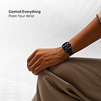 Just Corseca Signature Smartwatch – 2.01" TFT | Heart Rate Monitor | BLE 5.0 | Black