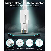 Uport CAT6 Ethernet Cable 3 Meter - High-speed data transfer, durable design, perfect for home or office networking. Supports up to 10 Gbps, ideal for gaming and streaming. Reliable connectivity!