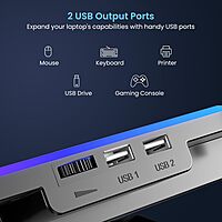 Portronics Air Cooling Pad – 6 Fans, Ergonomic, Adjustable Height