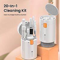 Portronics Clean G 20-In-1 Cleaning Kit for Laptop, Mobiles, and Tablets – White