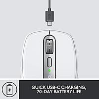 Logitech MX Anywhere 3 Compact Performance Mouse Wireless, Magnetic Scrolling | Pale Grey