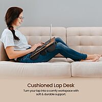 POR 2054 My Buddy Z Portable Laptop Table – Height & Angle Adjustments | Brown | 1 Year Warranty