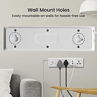 Portronics Power Plate 17 – 4 Sockets, 3840W, 3M Cord, Surge Protection, Compact Design, Ideal for Home & Office, Overload Protection, Durable Build, Convenient Power Solution for Devices.