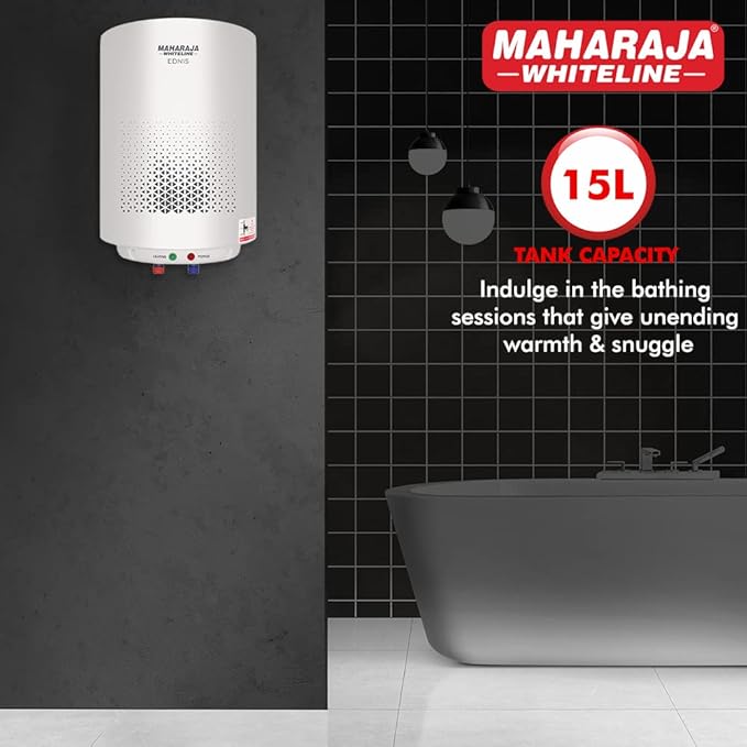 Maharaja Whiteline Ednis Neo Water Heater/Geyser, 15 Liters