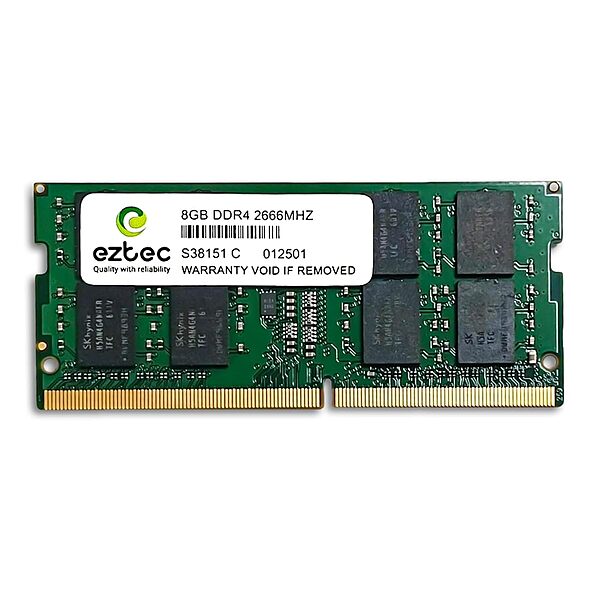 EZTEC 8GB DDR4 Laptop RAM – 2666MHz Speed | S38151C Module | High-Performance Memory Upgrade for Laptops