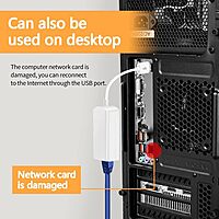 USB 2.0 to RJ45 LAN Network Adapter, 10/100 Mbps Fast Ethernet, Compatible with Windows 7-11, Mac OS, Surface, and Linux Devices USB 2.0 to RJ45 LAN Network Adapter, 10/100 Mbps Fast Ethernet, Compatible with Windows 7-11, Mac OS, Surface, and Linux Devices