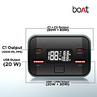 BoAt EnergyShroom PB600 PowerPulse (Gunmetal)
