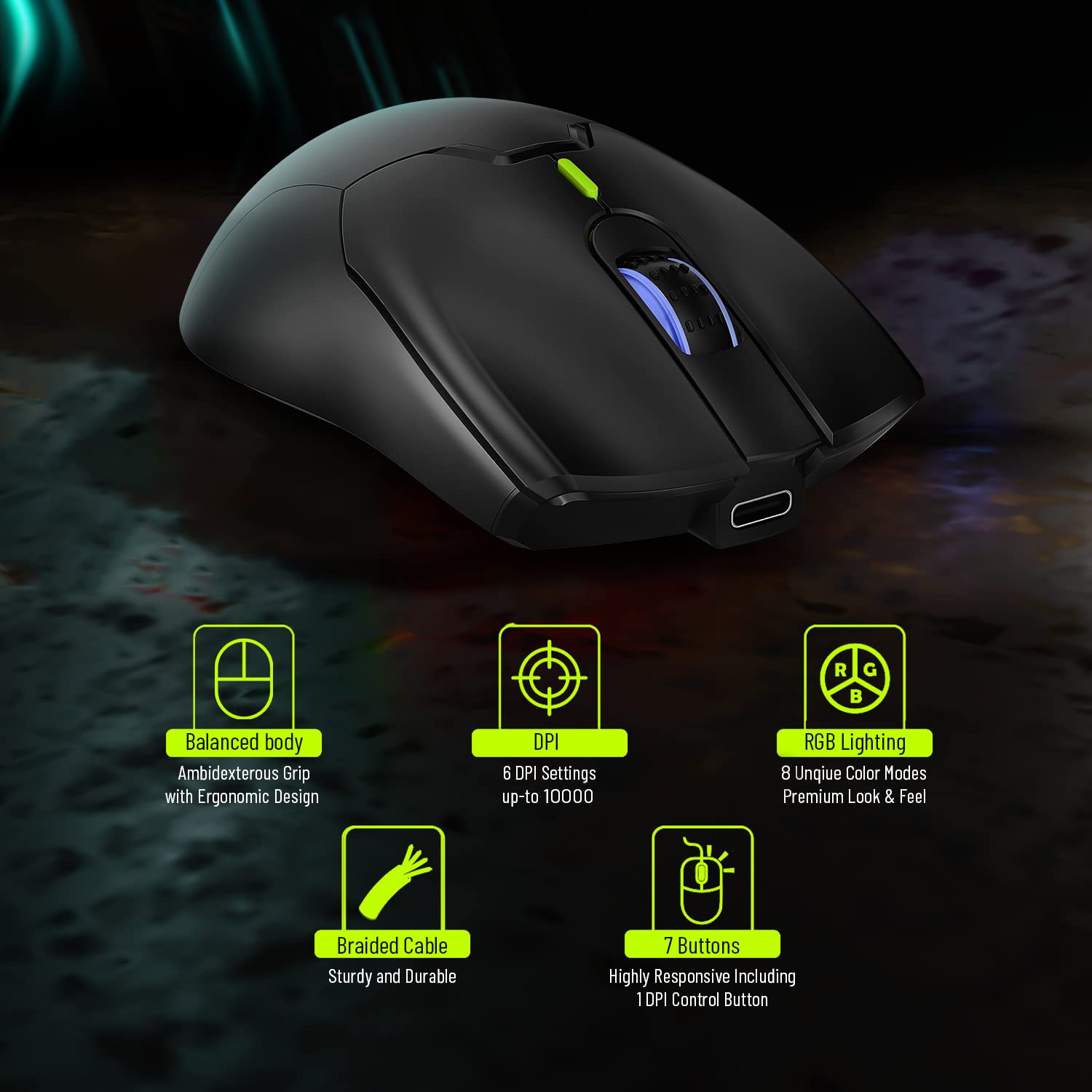 Archer Tech Lab Recurve 600 Wireless Mouse