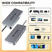 Lapcare LC-078—your all-in-one USB-C docking solution for any setup.