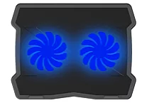 LAPCARE Lapkool-II Laptop Cooling pad Compatible for up to 15.6" (39,6 CM) laptops, Features 2 USB Ports- Ergonomically Designed Laptop Cooling Station with Low Noise