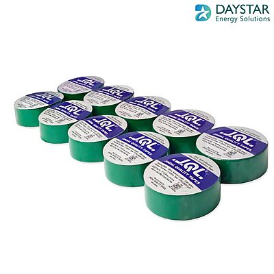 Jindal PVC Electrical Insulation Tape – Pack of 10 (Green)
