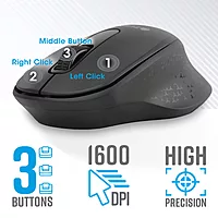 Zebronics Companion 200 Wireless Combo – Black: This sleek wireless keyboard and mouse combo offers a comfortable typing experience with a stylish design, perfect for home or office use.