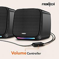 Frontech SPK-0007 multimedia speakers deliver rich, clear sound with sleek design—perfect for desktops, laptops, and home entertainment.
