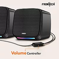 Frontech SPK-0007 multimedia speakers deliver rich, clear sound with sleek design—perfect for desktops, laptops, and home entertainment.