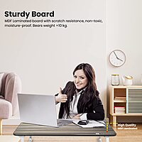 POR 1818 My Buddy J Portable Laptop Table – Folding Legs | Black | 1 Year Warranty