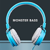 Zebronics Zeb-Storm Wired On Ear Headphone with 3.5mm Jack, Built in Microphone for Calling, 1.5 Meter Cable, Soft Ear Cushion, Adjustable Headband, Foldable Ear Cups and Lightweight Design