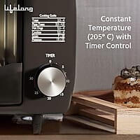 Lifelong OTG 9 Litre - Electric Oven Toaster Griller for Kitchen, Contant Temp - 1100W