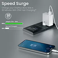 Portronics Adapto 25A 25W USB-A Fast Charging Wall Charger SuperVOOC VOOC WARP Support