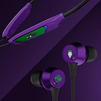 ZEBRONICS DC JOKER edition YOGA N3 with 46 Hours backup, Bluetooth v5.2 Wireless Neckband, ENC Calling, Gaming mode (Upto 50ms), Voice assistant, Dual pairing, Splash proof and Type C