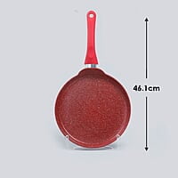 Wonderchef Royal Velvet Non-Stick Dosa Tawa 3 mm 28cm Non-Stick Tawa Virgin Grade Aluminium