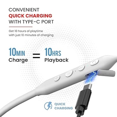 Portronics Harmonics Z5 Wireless Bluetooth Stereo Headset with 33Hrs Playtime, Double EQ Mode, 14.2 mm Dynamic Drivers, Click Action Buttons(White) Portronics Harmonics Z5 Wireless Bluetooth Stereo Headset with 33Hrs Playtime, Double EQ Mode, 14.2 mm Dynamic Drivers, Click Action Buttons(White)