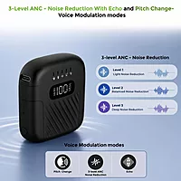UltraProlink UM1215BLK - Sonic Vibe Dual Microphone with Charging Case (Black)