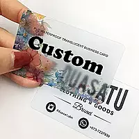 Transparent Business Cards